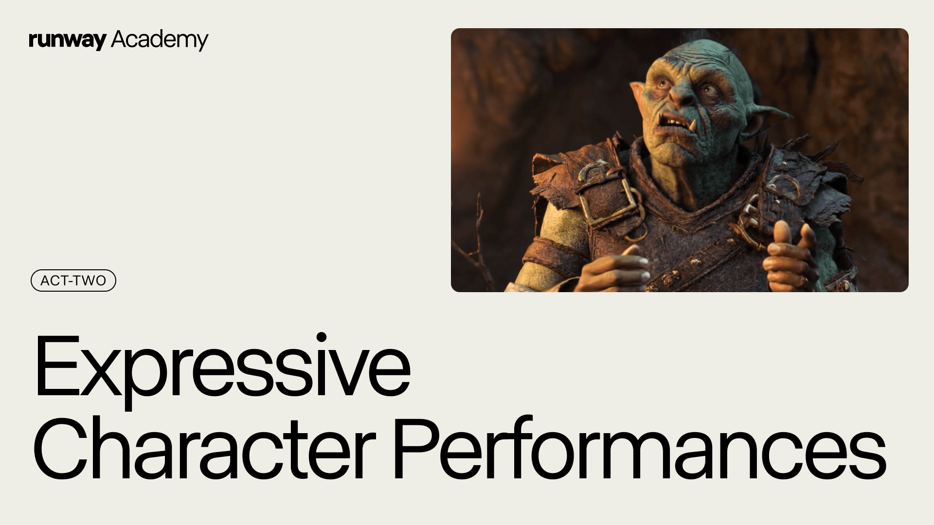 Act-Two Expressive Character Performances