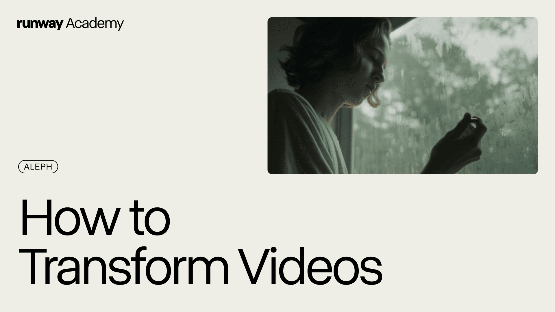 How to Transform Videos