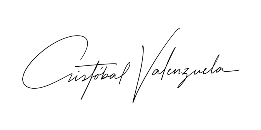 Signature of Cristóbal Valenzuela